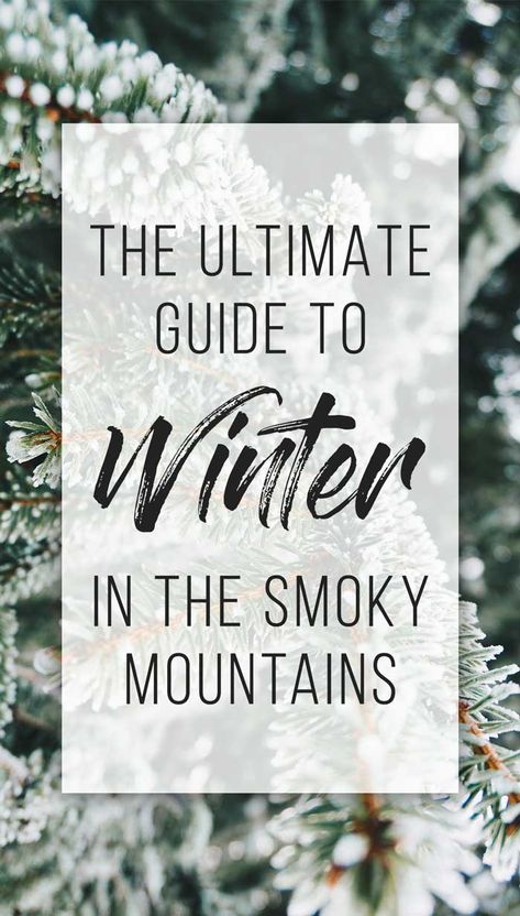 Camping Outfits Cold, Bucket List Ideas Winter, Camping Outfits Winter, Gatlinburg Christmas, Winter Camping Outfits, Winter Camping Gear, Vacation Mountains, Smokey Mountains National Park, Tennessee Road Trip