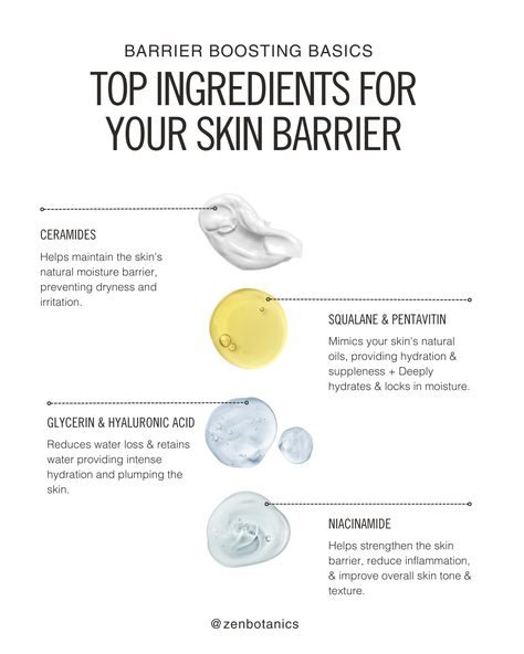 ✨ 5 Superstar Ingredients for a Healthy Skin Barrier ✨

Your skin barrier is your shield against the world!  Keep it strong and healthy with these powerhouse ingredients: Rebuild Skin Barrier, Building Skin, Strong And Healthy, Post Ideas, Skin Barrier, Natural Cosmetics, Reduce Inflammation, Care Tips, Face Wash