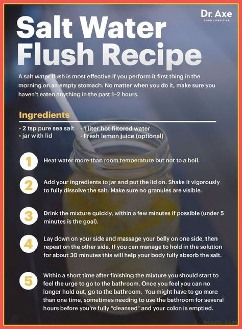 Dr Oz Detox Salt Water Flush, Master Cleanse Diet, Flush Out Toxins, Colon Cleanse Recipe, Detox Drink Before Bed, Master Cleanse, Lemon Diet, Natural Colon Cleanse, Cleanse Recipes