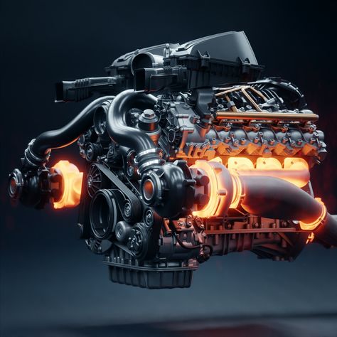 Engine Aesthetic, Mechanic Engineering, Mechanical Engineering Design, Automobile Engineering, Cool Car Drawings, Automotive Mechanic, Automotive Engineering, Motor Engine, Performance Engines