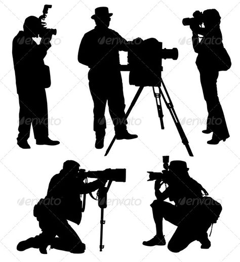 #Photographer Silhouette - #silhouettes #people #characters #isolated #illustration #vector #template #cameraman #lens #photo Photographer Silhouette, Broadway Theme, Hollywood Party Theme, Shadow People, Silhouette People, Hollywood Theme, Professional Business Cards Templates, Silhouette Template, Photography Professional