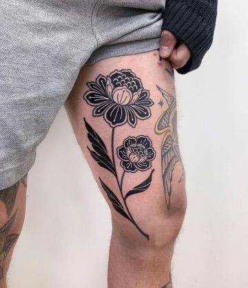 Leg Tattoo Designs For Women, Leg Tattoo Designs, Aesthetic Tattoo Ideas, 15 Aesthetic, Traditional Tattoo Inspiration, Theme Tattoo, Tattoo Portfolio, Knee Tattoo, Leg Tattoo