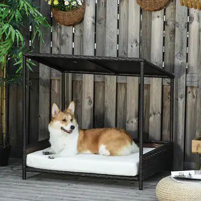 Raised House, Puppy Bed, Sloped Roof, Outdoor Dog House, Cool Dog Houses, Outdoor Dog Bed, Pet Sofa Bed, Outdoor Cat House, Puppy Beds