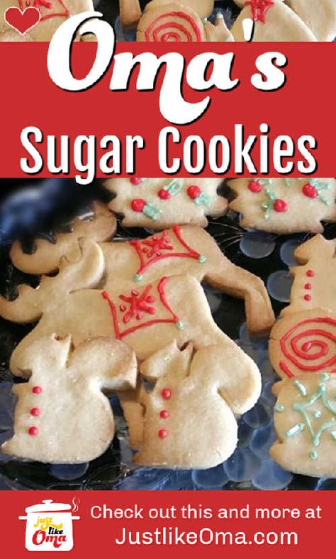 ❤️ Sugar Cookies ... EASY! Perfect to make with your kids ... so delicious! https://www.quick-german-recipes.com/easy-sugar-cookie-recipe.html #sugarcookies #germanrecipe #justlikeoma German Sugar Cookies Recipe, German Crafts, Easy Sugar Cookie Recipe, German Christmas Food, Traditional German Food, Christmas Cutout Cookies, German Dishes, German Cooking, Lamb Cake