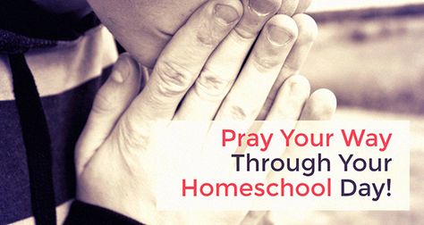 GREAT ideas for FAMILIES Pray Your Way Through Your Homeschool Day - by Mary Ellen Barret Things To Pray About, One Moment At A Time, Prayer Of Praise, Prayer For My Children, Catholic Homeschool, Homeschool Education, Prayer And Fasting, Homeschool Inspiration, Homeschool Encouragement