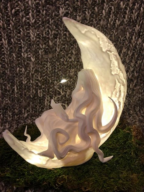 Moonchild Light Lamp Nightlight Books Bookworm Mystical - Etsy Dreamscape House, Ephemeral Tattoo, Accent Lamps, I'm Broke, Night Light Lamp, Cute Bedroom Decor, Dreamy Room, House Things, Dream Room Inspiration