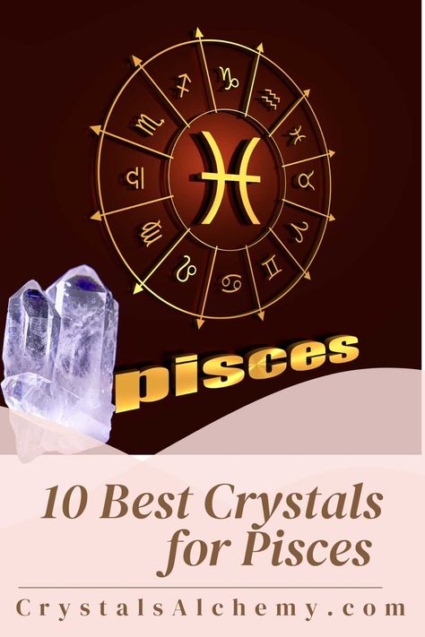 Explore the best Pisces crystals and stones that will work well to harmonize and balance the traits and qualities for those born under the sign of Pisces. #PiscesCrystals Best Crystals For Pisces, Pisces Crystals And Stones, Crystals For Pisces, Pisces Crystals, Zodiac Crystals, Pisces Zodiac Sign, Personal Journey, Pisces Zodiac, Astrology Signs