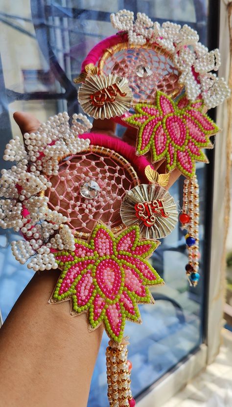 Subh Labh, Hanging Door Beads, Door Beads, Diwali Decorations At Home, Bridal Gift Wrapping Ideas, Diy Diwali Decorations, Diwali Decor, Diwali Craft, Hanging Door