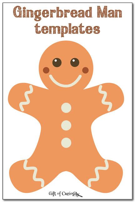 Free gingerbread man templates to inspire some gingerbread man crafts and activities for Christmas. || Gift of Curiosity Gingerbread Man Template, Gingerbread Man Crafts, Gingerbread Unit, Gingerbread Man Activities, Gingerbread Activities, 2 Advent, Gingerbread Crafts, Man Crafts, Christmas Kindergarten