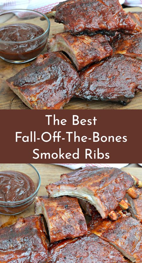 Smoked Rib Tips Recipe, Smoked Ribs Recipe, Bone Texture, Side Dishes For Ribs, Recipes Grill, Traeger Cooking, Pellet Smoker Recipes, Traeger Grill Recipes, Smoked Pork Ribs