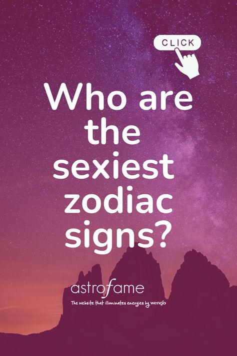 Some zodiac signs, by their nature, give off this little something extra that draws people in, so without further ado, let’s discover who is the sexiest according to astrology. Zodiacs Personality, Zodiac Signs Personality, Most Attractive Zodiac Sign, Zodiac Personalities, All Zodiac Signs, Horoscope Signs, Personalities, Zodiac Sign, Zodiac Signs