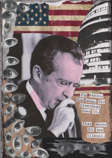 Richard Nixon (Who Is) - Collage by mrjaycondon Richard Nixon Aesthetic, Americana Aesthetic, Richard Nixon, Nixon, Phone Backgrounds, Collage Art, Baseball Cards, Fan Art, Collage