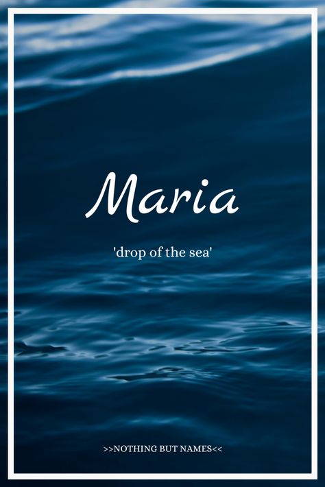 Maria Meaning, Maria Name, Ethereal Core, Fantasy Names, Stick And Poke, Fantasy Inspiration, Names With Meaning, Disney Wallpaper, New Words