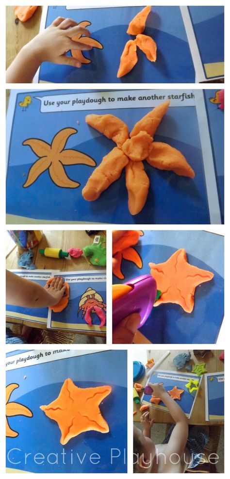 Under the Sea, Creative Playhouse, Play dough, Starfish, Display, Classroom display, Early Years (EYFS), KS1 & KS2 Primary Teaching Resources Sharing A Shell, Maths Eyfs, Ocean Theme Preschool, Under The Sea Crafts, Animal Activities For Kids, Sea Activities, Continuous Provision, School Preparation, Eyfs Activities