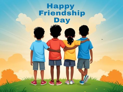 Happy Frndship Day, Friendship Day Pictures, Friendship Day Photos, Happy Friendship, Happy Friendship Day, Friendship Day, Premium Photo, High Quality Images, Mural