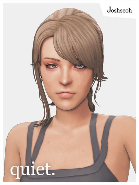 Metal Gear Solid Hair Pack (Hair Commissions) | Patreon Joshseoh Sims 4, Ts4 Hair, Cc Packs, Ts4 Mods, Alpha Cc, Cc Sims4, Cc Folder, Alpha Pack, Cc Hair