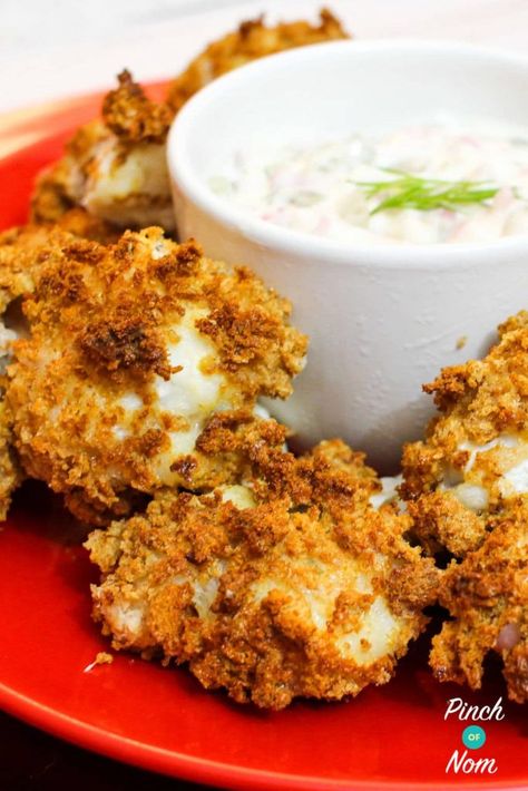 Baked Monkfish Recipes, Baked Catfish Recipes, Monkfish Recipes, Monk Fish, Fried Recipes, Pinch Of Nom, Fish Bites, Fish Recipes Healthy, Tartar Sauce