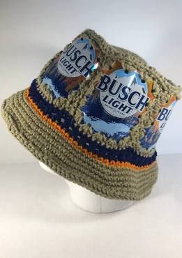 Basic Crochet Hat, Beer Can Hat, Crochet Beer, Beer Hat, Bucket Hat Pattern, Cat Applique, Crochet Kids Hats, Crochet Hat For Women, Hat Patterns Free