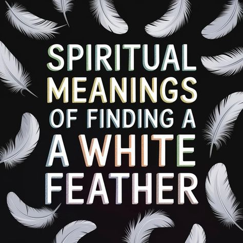 8 Profound Spiritual Meanings of Finding a White Feather Feather Symbolism Meaning, Feather Meaning Symbols Spiritual, White Feather Meaning, Meaning Of Feathers, Finding Feathers, Christian Symbolism, Feather Meaning, Christian Symbols, Feather Art