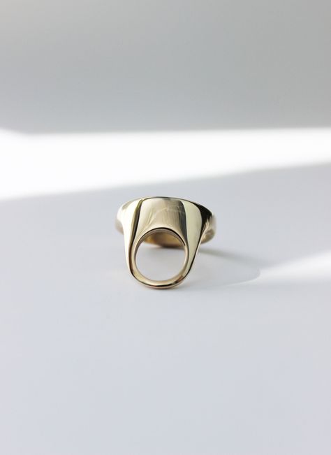 Contour Ring, Milk Shop, Geometric Ring, Wax Casting, Lost Wax Casting, Jewelry Statement, Geometric Jewelry, Fall Jewelry, Gold Geometric