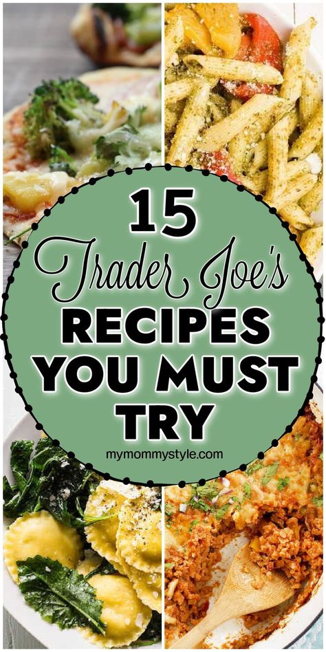 Trader Joe’s Theme Party, Trader Joes Chimichurri Sauce Recipes, 3 Ingredient Trader Joes Recipes, Trader Joe Meal Ideas, Vegetarian Trader Joes Recipes, Easy Trader Joe’s Meals, Trader Joe’s Easy Healthy Dinner, Trader Joes Dinner Recipes, Trader Joes Pizza Recipe