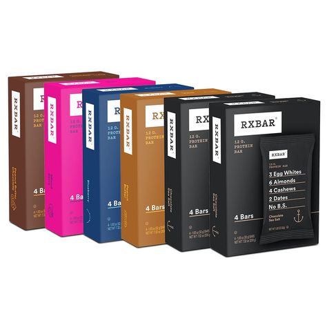 RXBAR, Best Seller Variety Pack, Protein Bar, 1.83 Ounce (Pack of 24), High Protein Snack, Gluten Free Blueberry Bars, High Protein Snack, Best Protein Bars, Food Protein, Keto Bars, Guilt Free Snacks, Wholesome Snacks, Protein Snack, Post Workout Snacks