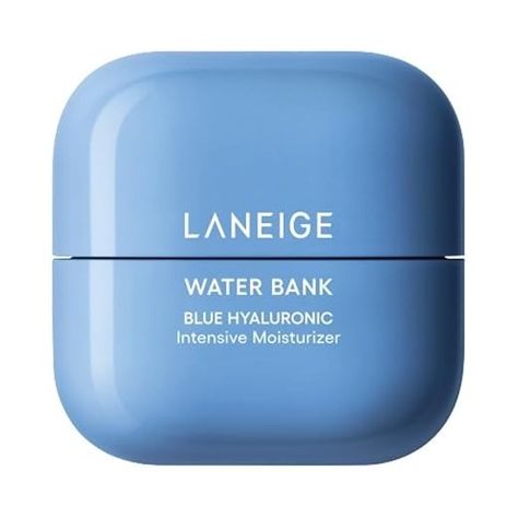 Amazon.com: LANEIGE Water Bank Blue Hyaluronic Intensive Moisturizer: Peptides, Squalane, Hydration, Improve Elasticity, Fortify Skin's Moisture Barrier : Beauty & Personal Care Laneige Water Bank Blue Hyaluronic, Dry Skin Moisturizer, Face Cream For Men, Laneige Water Bank, Extremely Dry Skin, Hydrating Moisturizer, Best Moisturizer, Moisturizer For Dry Skin, Face Moisturizer