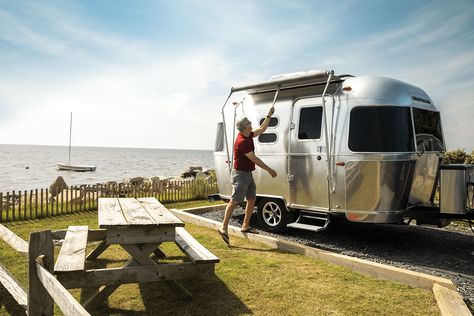 The 2021 Airstream Caravel Camper (with YouTube RV Tours of Every Model) If you want one of the most classic RVs out there, you want an Airstream. Airstream is practically a household name, even among non-RVers. These classy, shiny travel trailers stand out from the crowd. But this year’s Airstream Caravel takes things even further. […] The post The 2021 Airstream Caravel Camper (with YouTube RV Tours of Every Model) appeared first on Drivin' & Vibin'. Airstream Caravel, Airstream Bambi, Airstream For Sale, Aluminum Trailer, Unique Floor Plans, Luxury Rv, Buying An Rv, Small Fridges, Airstream Trailers