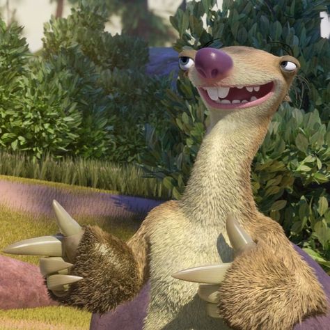 The Ice Age Adventures of Buck Wild #iceage #theiceageadventuresofbuckwild Sid Ice Age Funny, Sid From Ice Age, Ice Age Funny, Sid Ice Age, Ice Age Sid, Sid The Sloth, Spongebob Pics, Blue Sky Studios, Response Memes