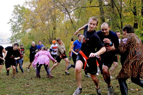 With all that free time it'll be easy to get back in shape and try my hand at the zombie marathon! Pto Fundraisers, Zombie Run, School Fall Festival, Zombies Run, Obstacle Course Races, Today Is Your Day, 5k Race, Run For Your Life, Getting Back In Shape