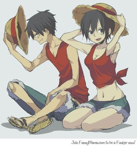 One Piece  -  Luffy -  Rule63  -  Genderbend I would do this for Halloween :) #OnePiece #Rule63 Anime Trap, Luffy Cosplay, Rule 63, One Piece Fanart, One Piece Luffy, Naruto Anime, Monkey D Luffy, One Piece Manga, Awesome Anime