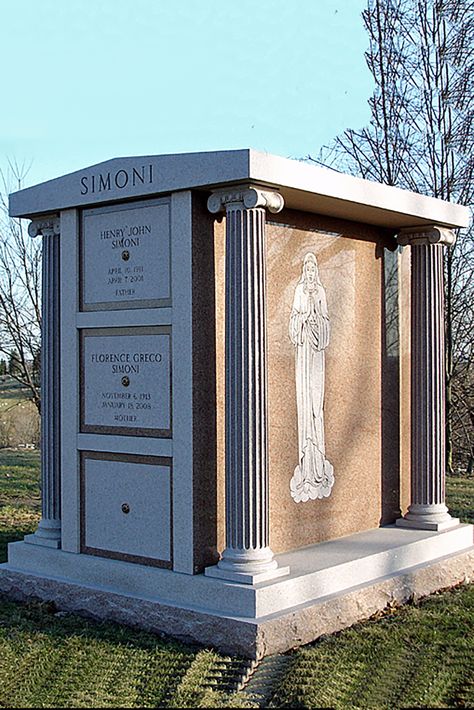 Mosoleum Design, Monument Ideas, Beaver Falls, Cemetery Monuments, Rock Of Ages, Memorial Park, Estate Planning, Memorial Stones, Grave Memorials