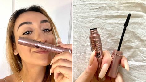 I Tried Maybelline New York's Lash Sensational Sky High Mascara After It Went Viral on TikTok — Review | Allure Lash Sensational Sky High Mascara, Sky High Mascara, Drugstore Beauty Products, Telescopic Mascara, Maybelline Mascara, Lash Sensational, Maybelline Lash Sensational, Mascara Review, Bamboo Extract