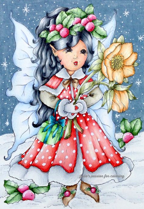 Believe In Fairies, Adult Colouring Pages, Fairy Coloring Pages, Fairy Coloring, Coloring Tutorial, Christmas Fairy, Colouring Books, Post Cards, Colouring Pages