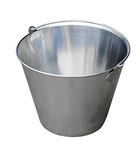 Vestil BKTSS325 Stainless Steel Bucket 10 Depth 325 gallon 88 pound Capacity *** You can find out more details at the link of the image.  This link participates in Amazon Service LLC Associates Program, a program designed to let participant earn advertising fees by advertising and linking to Amazon.com. Aloe Vera Body Wash, Steel Bucket, Ice Buckets, Tongs, Ice Bucket, Small Trash Can, Body Wash, Aloe Vera, Trash Can