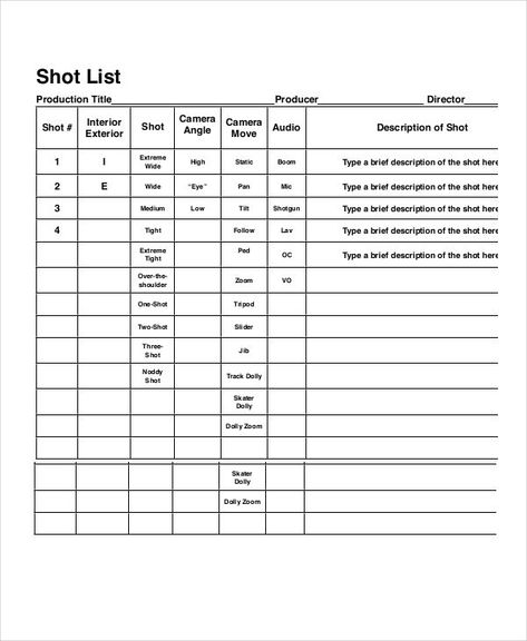 Shot List Template Check more at https://laustereo.com/shot-list-template/ Camera Shots And Angles, Wedding Photography Shot List, Documentary Filmmaking, Filmmaking Inspiration, Wedding Shot List, Film Equipment, Movie Making, Storyboard Template, Video Script