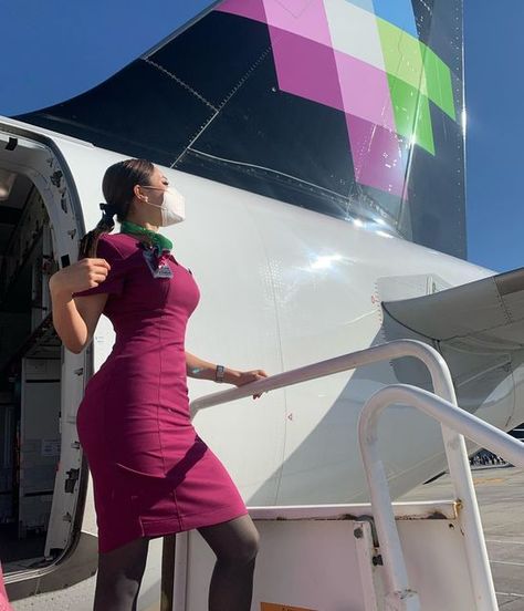 Diana Sanchez, Art Of Manliness, Life Vision Board, Cabin Crew, Flight Attendant, The Sky, Dresses For Work, Bodycon Dress, On Instagram