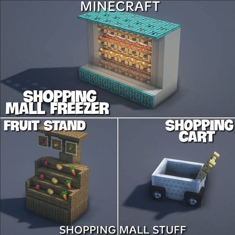 Minecraft Stores, Villa Minecraft, Minecraft Shops, Case Minecraft, Minecraft Interior Design, Bangunan Minecraft, Minecraft Modern, Easy Minecraft Houses, Minecraft House Tutorials