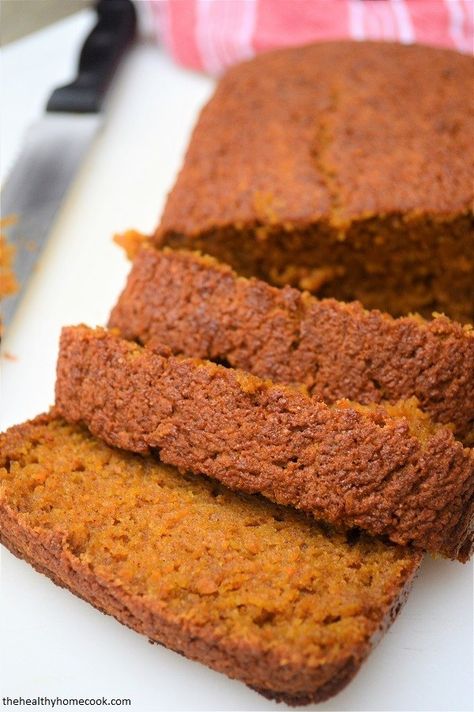 {Gluten Free} Sweet Potato Bread | The Healthy Home Cook Potato Bread Gluten Free, Gluten Free Bread Brands, Gluten Free Potato Bread, Sweet Potato Bread Recipe, Potato Bread Recipe, Gluten Free Casserole, Gluten Free Bread Machine, Gluten Free Zucchini Bread, Bread Gluten Free