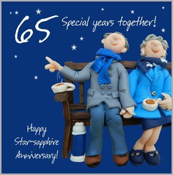 65th Wedding Anniversary Card: Amazon.co.uk: Kitchen & Home Wedding Anniversary Poems, Anniversary Verses, Anniversary Poems, Wedding Anniversary Greetings, Wedding Anniversary Greeting Cards, 65th Birthday Gifts, 65th Wedding Anniversary, Wedding Anniversary Quotes, Sapphire Anniversary