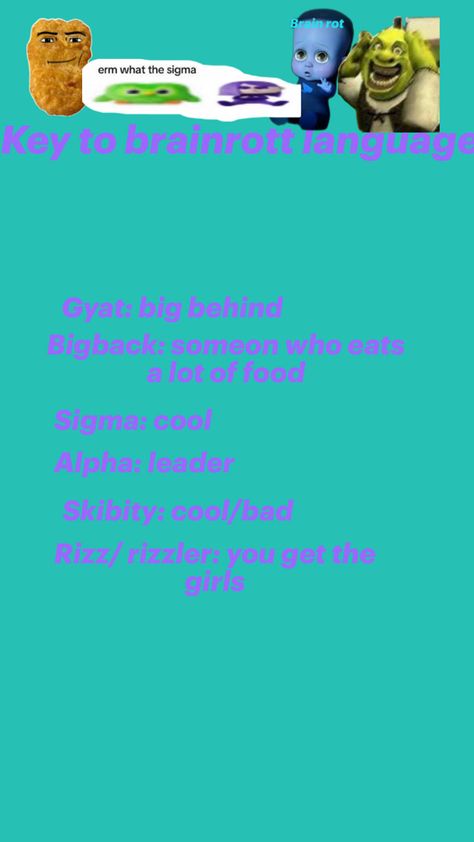 Kids have been using wired/ funny terms that are called brain rot this kind of explains a little. Comment if you have a question Brain Rot Words List, How Anger Affects The Brain, Brain Rules Book, Brain Rot Meme, Brain Meme Funny, Brain Rot, A Question, Brain, Funny