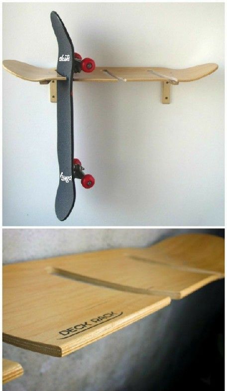 Skateboard Shelf, Skateboard Storage, Decoration Surf, Skateboard Room, Skateboard Furniture, Skateboard Rack, Deco Surf, Skateboard Decor, Dekor Diy