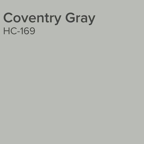 Benjamin Moore Coventry Gray. Color Spotlight Benjamin Moore Coventry Gray, Color Spotlight, Coventry Gray, Benjamin Moore Gray, Cabinet Paint Colors, Neutral Paint Colors, Grey Paint, Benjamin Moore Paint, Grey Paint Colors