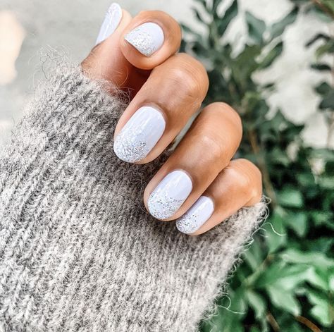 23 Winter Nail Design Ideas Perfect for 2020 and Beyond | Glamour Gel Nail Designs For Winter, Grey Winter Nails, January Nails Winter, January Nails Ideas Simple, January Nails Ideas, Nail Designs For Winter, Nails Ideas Simple, Dark Red Nails, Snowflake Nail Art