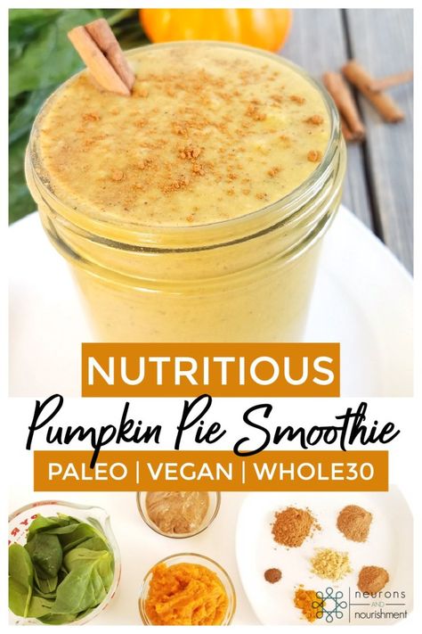 Whole30 Pumpkin Recipes, Pumpkin Whole 30 Recipes, Whole 30 Pumpkin Recipes, Whole 30 Pumpkin, Paleo Pumpkin Smoothie, Hard Recipes, Whole 30 Smoothies, Juicy Recipes, Pumpkin Smoothie Healthy