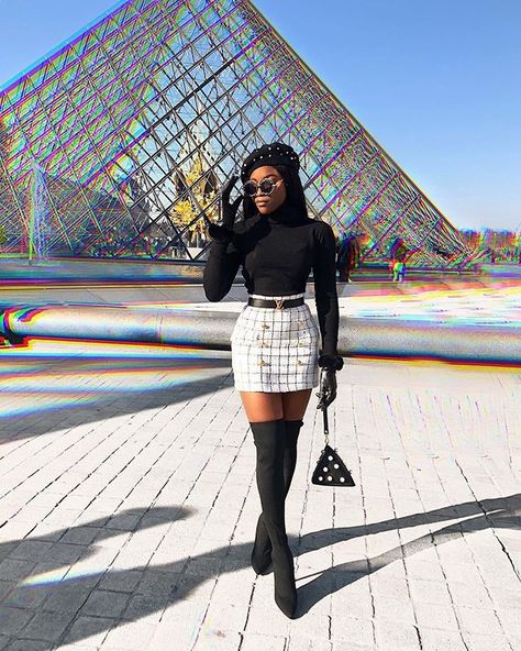 Boujee Outfits, Moda Chic, Paris Outfits, Looks Black, Black Women Fashion, Fall Fashion Outfits, Looks Style, Looks Vintage, Outfits Casuales