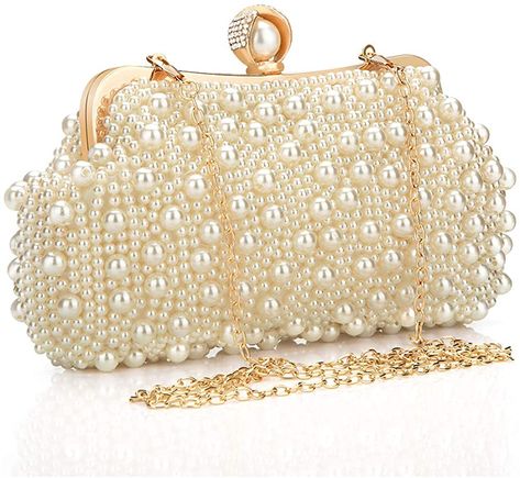 Bridal Clutch Purse, Pearl Purse, Pearl Clutch Bag, Pearl Clutch, Wedding Handbag, Fall Handbags, For Wedding, Clutches For Women, Wedding Purse