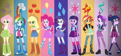 Equestria Girls Wallpaper, Mlp Mane 6, Arte Monster High, My Little Pony Poster, My Little Pony Equestria, My Little Pony Wallpaper, Equestria Girl, My Lil Pony, Mlp Fan Art