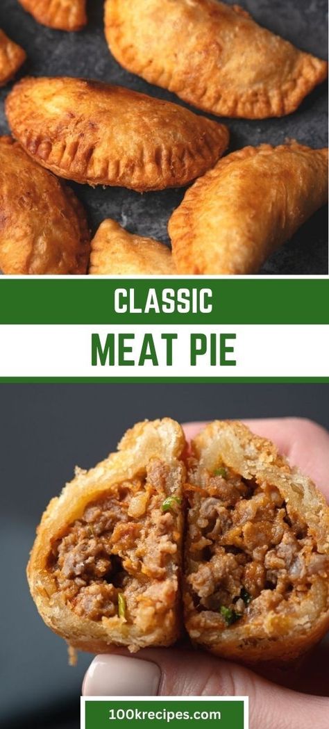 This hot, fragrant meat pie has crispy edges and a juicy filling. Australian Meat Pie, Pie Ideas, Hand Pies Savory, Beef Casseroles, Pasties Recipes, Meat Pie Recipe, Pies Recipes, Beef Pies, Hand Pie Recipes