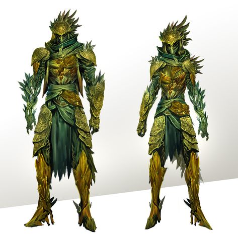 Plant Armor, Kekai Kotaki, Art Cyberpunk, Eve Online, Mike Mignola, Guild Wars 2, Guild Wars, Male Character, Fantasy Races